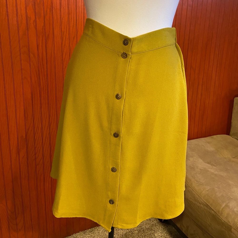 Freebird Flirty A Line button front Skirt